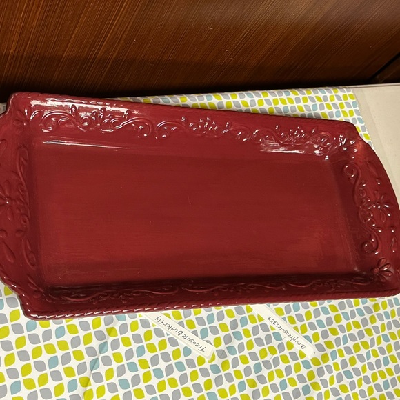 Home interiors Discontinued Rectangular Serving tray Berry collection - Picture 2 of 12